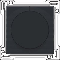 Středový kryt spínače ventilátoru-BAKELITE PIANO BLACK NIKO 200-65937