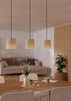 Závěsné svítidlo FEBRES E27 černá/bílá 3X60W IP20 EGLO 901263