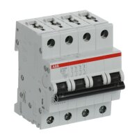 S204M-B20 4 fázový jistič 20 A char. B 10kA ABB 2CDS274001R0205