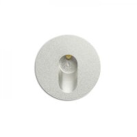 MEMPHIS R zápustná do stěny stříbrnošedá 230V LED 3W 60° 3000K RENDL R12687