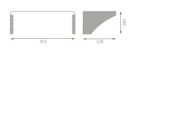 FL HIGH MAST CUT OFF HOOD 6X1 EUE  LEDV