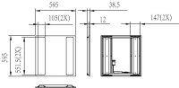 RC136B G4 36_45_60S/840 PSD W60L60 OC PHILIPS 872016976414999