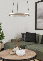 Závěsné svítidlo MEZZOMONTE LED-CCT 40W IP20 písková EGLO 901824