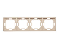 Rámeček 4-násobný, Béžový KONTAKT SIMON BMR4/12