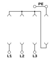 Základní prvek přepěťové ochrany typ 2 VAL-SPP-T2-BE-3+0/4DU-UT 1468171