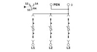Svodič přepětí typu 2 VAL-MS 385/80/3+0-FM PHOENIX CONTACT 2921080
