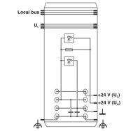 Napájecí modul IB IL 24 PWR IN/F-PAC PHOENIX CONTACT 2861438