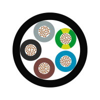 Připojovací kabel ÖLFLEX HEAT 125 MC 300/500V 4X0,5 LAPP 1024361