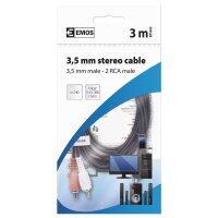 JACK kabel 3,5MM ST/M-2RCA/M 3M Emos SD5303