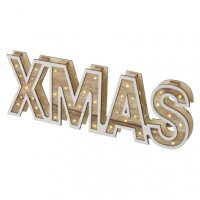 35LED XMAS SIGN 2AA WW