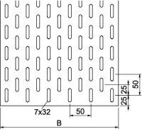 OBO 6103286 Vkládací plech ELB-L 40 FS