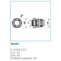 RPG 025 vývodka otočná pro GSIG, d 25 mm INSET 11119