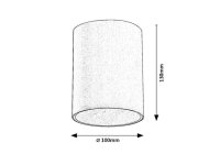 Zombor GU10 1x 35W IP54 antracit RABALUX 7819