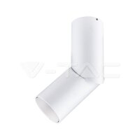 GU10 Surface Mounted Fitting White 197mm