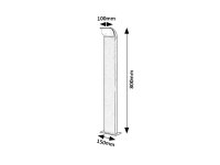 HONGKONG LED 9W IP65 černá RABALUX 7167
