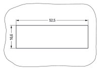 Rámeček snap-in 5pól. 1,0-3,0 mm bílá WAGO 770-340