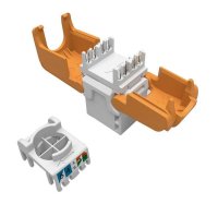 Keystone CAT5E UTP RJ45 bílý samořezný SOLARIX 25286705