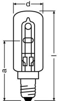 64862 T 60W 230V E14 FS1           OSRAM