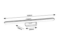 NABIL LED 15W IP20 matná bílá 4000K 1100lm RABALUX 71148
