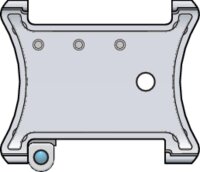 LED 230V modrá NIKO 170-37123
