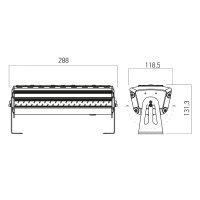 XFACTORY LINE 288mm 50W 100-277V AC 4000