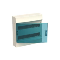Nástěnná rozvodnice ABB IP41/36M (18x2), Mistral41W vč. N/PE, průhledná dvířka