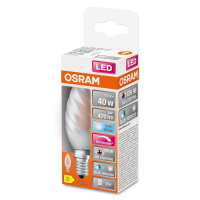 Světelný zdroj OSRAM LED SUPERSTAR PLUS CLASSIC BW FILAMENT 3.4W 940 Frosted E14