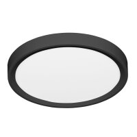 SALY LED sv. kruh 40W,50cm,CCT,4800lm,IP40,černý lem ECOLITE W007-CCT/40W/CR
