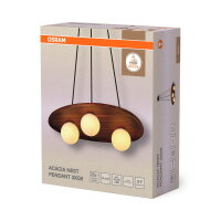 Decor Acacia Nest Pendant 1xG9 Brown OSRAM 4058075848207