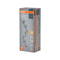 Stropní svítidlo LEDVANCE LED SPOT BRUSHED SILVER GU10 6 x 2.6W 2700K