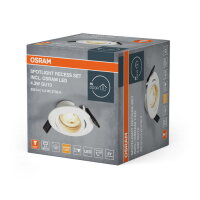 SP SET ADJ 4.3W 2700K 230V WT GU10 OSRAM
