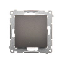 Spínač jednopólový, řazení 1, 16AX 250V~ hnědá matná metalizované DW1A.01/46