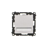 LED osvětlení, 14 V / 0,4 W, barva světla neutrální bílá (4200K) hliníková matná