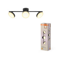 Decor Spot Moon 3Spot 16W 830 Black OSRAM 4099854472275