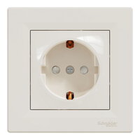 ASFORA Zásuvka SCHUKO 250V 16A, clonky, krémová SCHNEIDER EPH2900223