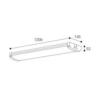 Stropní svítidlo RUDY 120 16-28W 3000K/3500K/4000K bílá LED2 1222551