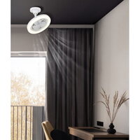 Stropní ventilátor LIDEA LED 20W 230V,180-1480 lm, CCT 3000-6500K GLOBO 03680W