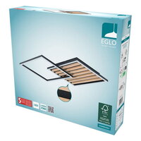 DL LED SCHWARZ/HOLZ L485 CEMBRANO