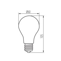 Světelný zdroj LED XLED A60 7W-NW KANLUX 29602