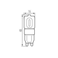 Světelný zdroj LED GIO LED G9-WW 22660 Kanlux