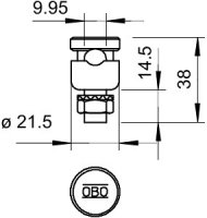 OBO 5304172 Propojovací svorka 5001 N-CU