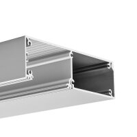LED hliníkový profil KLUŚ KIDES stříbrná 1m /18031_1m/ ALUMIA A18031A_1