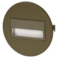 Světlo LED SONA kulaté pod omítku 14Vss IP44 ZLATÁ PATINA TEPLÁ BÍLÁ 13-211-42