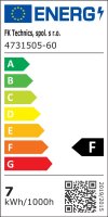 LED pásek 30LED/m 5050 IP68 6000-6500 K bílá 12V GEL 5m FK TECHNICS 4731505-60