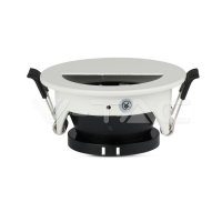 GU10 Fitting Half Circle White + Black,