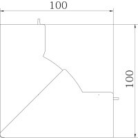 OBO LE IE4090v sgr Kanál LE pro ukládání vedení 111x90x111 kamenná šeď