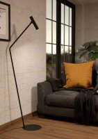Stojací svítidlo ALMUDAINA LED černá 1X5W EGLO 900909