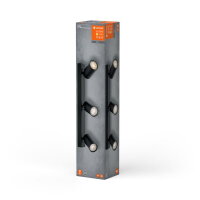 LED SPOT OCTAGON 3X3.4W 927 GU10 BKLEDV