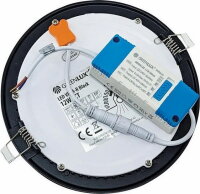 LED VEGA-R Black 12W CCT