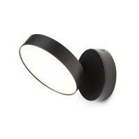 ARETHA přisazená černá 230V LED 12W 3000K RENDL R14422